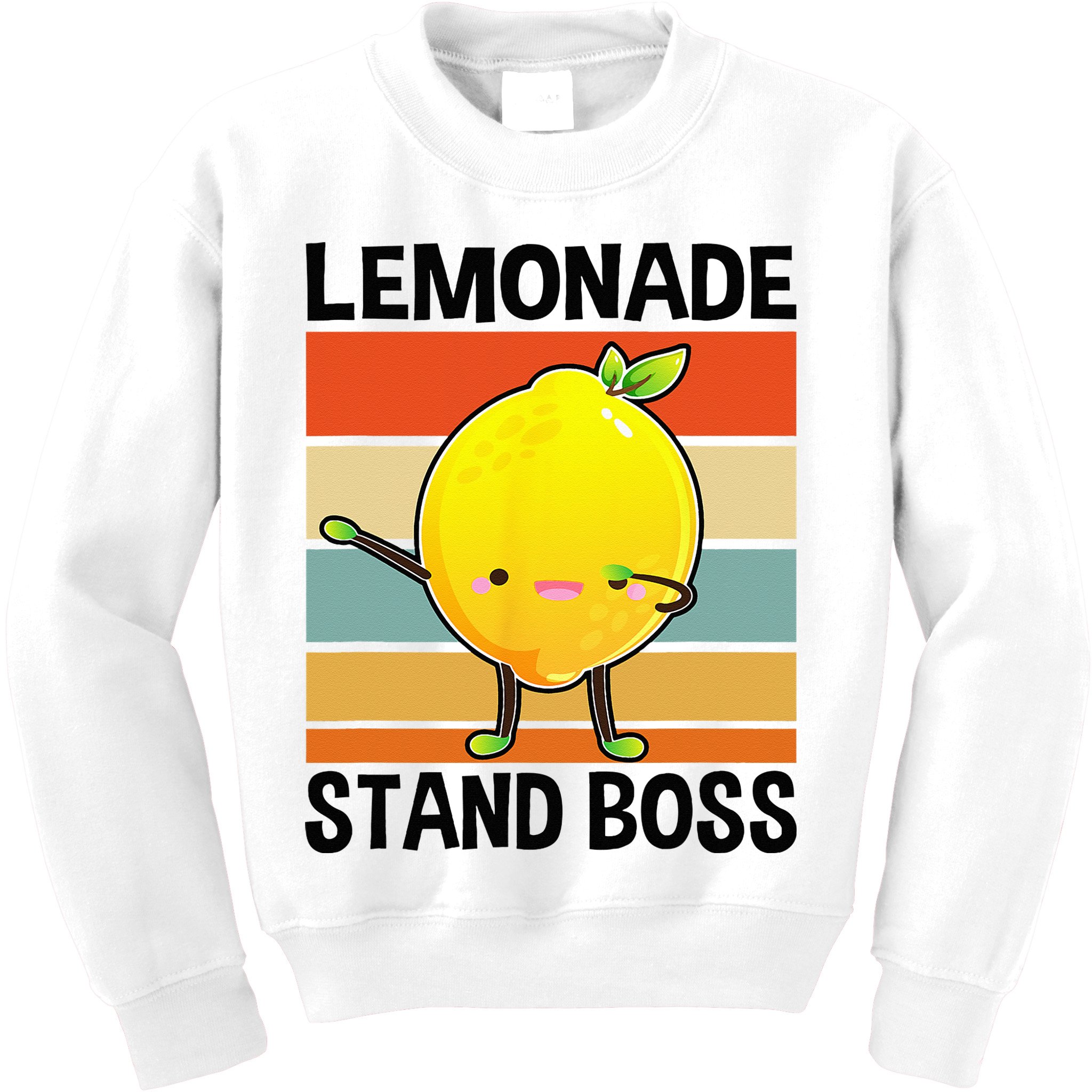 Lemonade Squad For Stand Boss Lemon Juice Summer Kids Sweatshirt