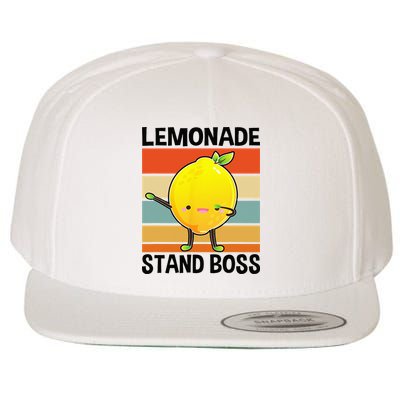Lemonade Squad For Stand Boss Lemon Juice Summer Wool Snapback Cap