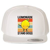 Lemonade Squad For Stand Boss Lemon Juice Summer Wool Snapback Cap