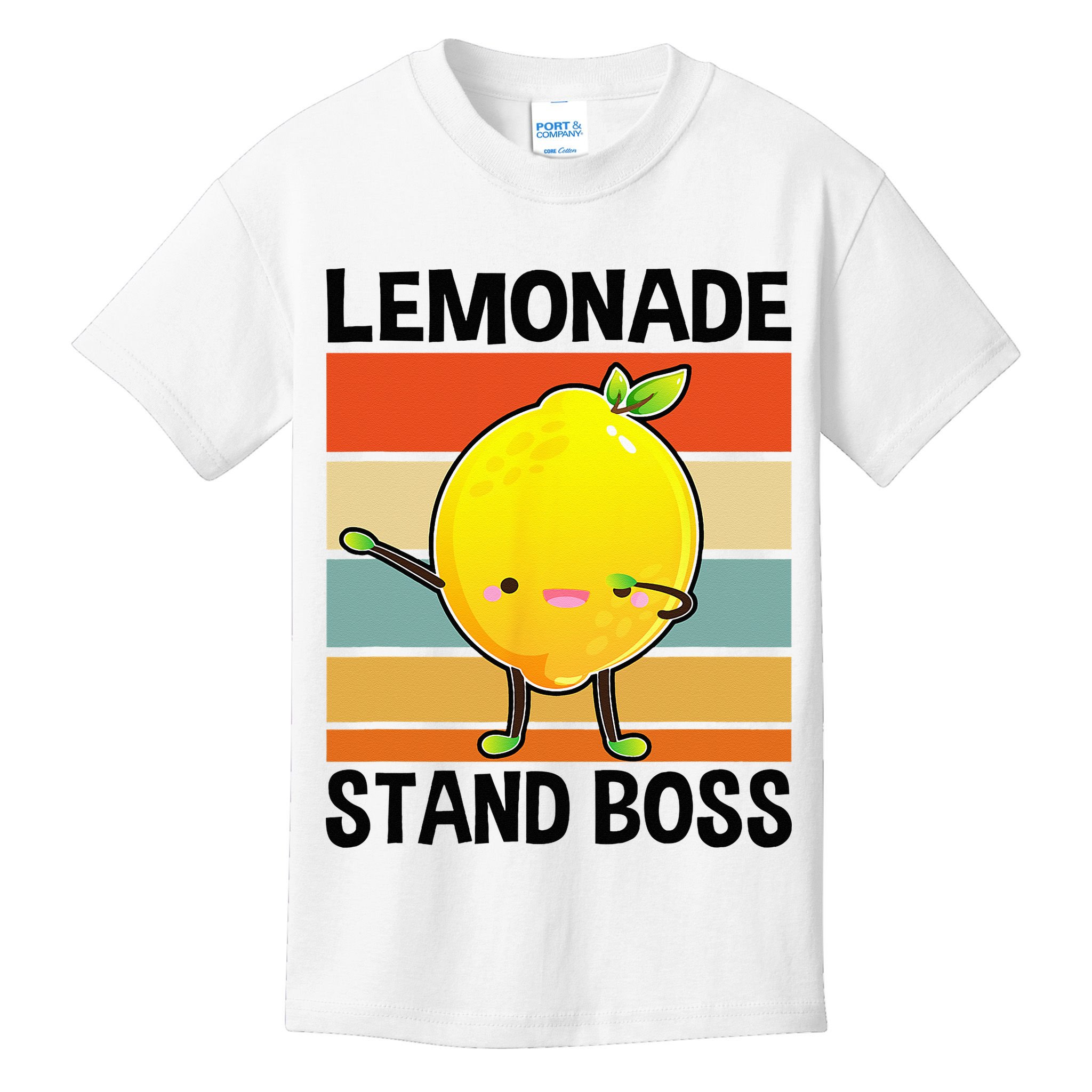 Lemonade Squad For Stand Boss Lemon Juice Summer Kids T-Shirt