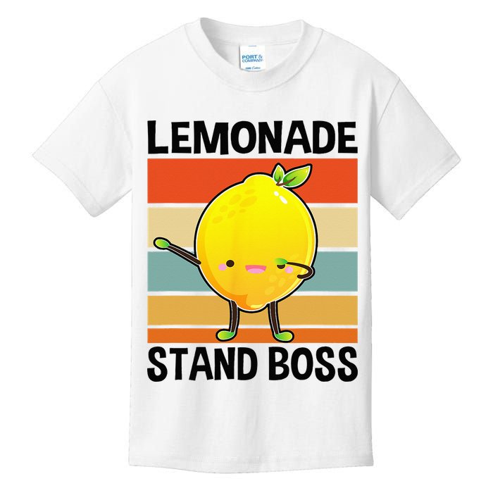 Lemonade Squad For Stand Boss Lemon Juice Summer Kids T-Shirt