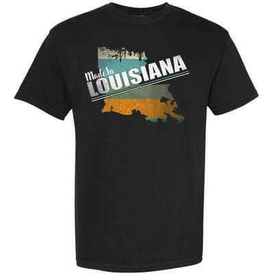 Louisiana State Flag Souvenir Gift Garment-Dyed Heavyweight T-Shirt