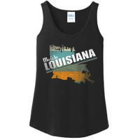 Louisiana State Flag Souvenir Gift Ladies Essential Tank