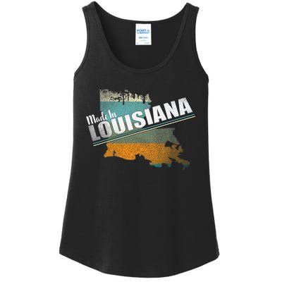 Louisiana State Flag Souvenir Gift Ladies Essential Tank