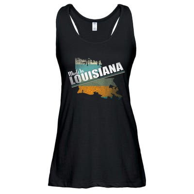 Louisiana State Flag Souvenir Gift Ladies Essential Flowy Tank