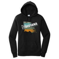 Louisiana State Flag Souvenir Gift Women's Pullover Hoodie