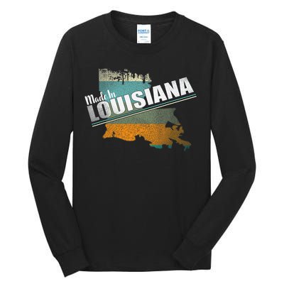 Louisiana State Flag Souvenir Gift Tall Long Sleeve T-Shirt