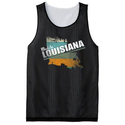 Louisiana State Flag Souvenir Gift Mesh Reversible Basketball Jersey Tank