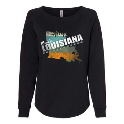 Louisiana State Flag Souvenir Gift Womens California Wash Sweatshirt