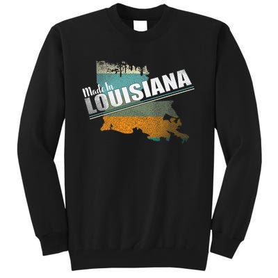 Louisiana State Flag Souvenir Gift Tall Sweatshirt