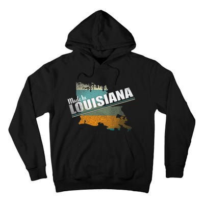 Louisiana State Flag Souvenir Gift Tall Hoodie