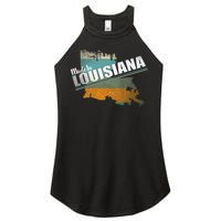 Louisiana State Flag Souvenir Gift Women's Perfect Tri Rocker Tank