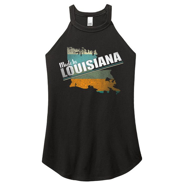 Louisiana State Flag Souvenir Gift Women's Perfect Tri Rocker Tank