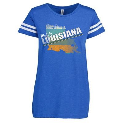 Louisiana State Flag Souvenir Gift Enza Ladies Jersey Football T-Shirt