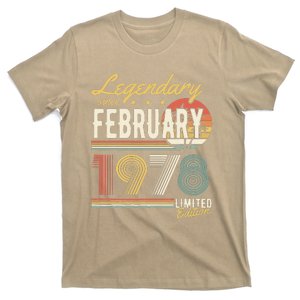 Legendary Since February 1978 – Happy Birthday T-Shirt