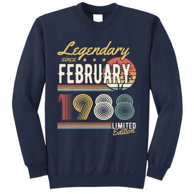 Legendary Since February 1988 – Happy Birthday Sweatshirt