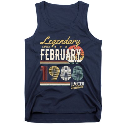 Legendary Since February 1988 – Happy Birthday Tank Top