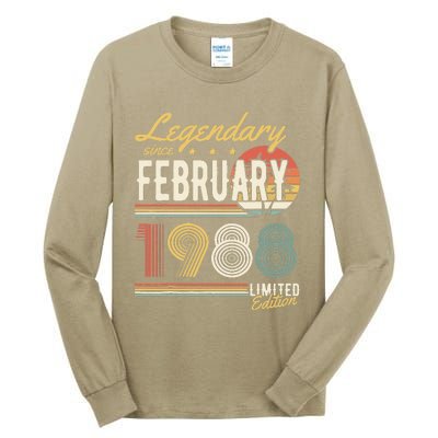 Legendary Since February 1988 – Happy Birthday Tall Long Sleeve T-Shirt