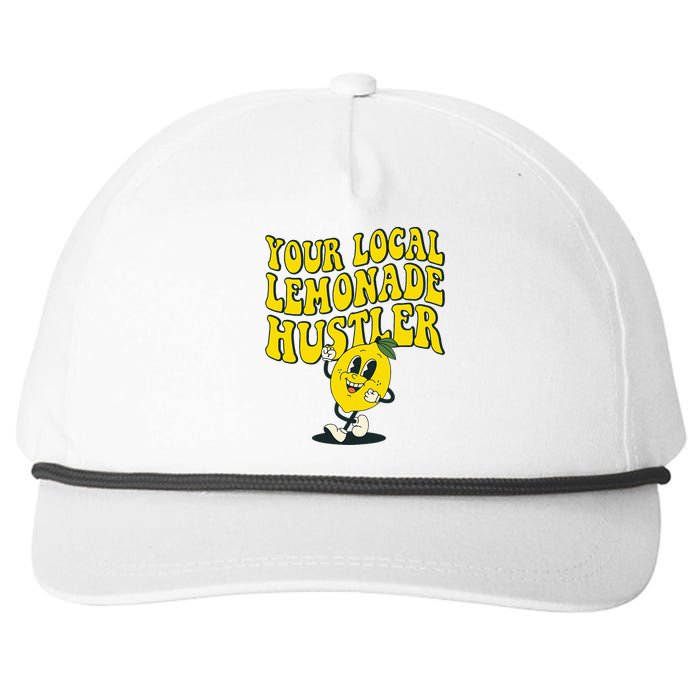 Lemon Stand Funny Lemonade Entrepreneur Snapback Five-Panel Rope Hat