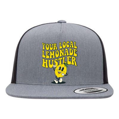 Lemon Stand Funny Lemonade Entrepreneur Flat Bill Trucker Hat