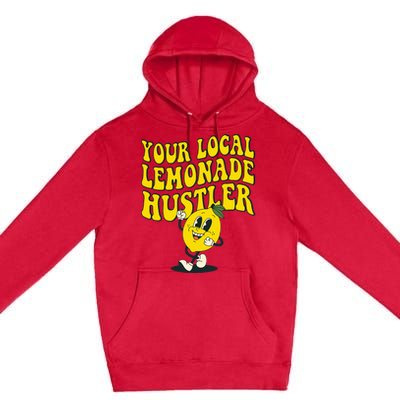 Lemon Stand Funny Lemonade Entrepreneur Premium Pullover Hoodie