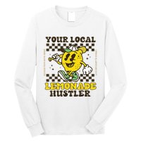 Lemon Stand Funny Lemonade Entrepreneur For Boy Girl Crew Long Sleeve Shirt