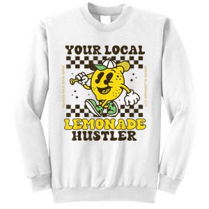 Lemon Stand Funny Lemonade Entrepreneur For Boy Girl Crew Sweatshirt