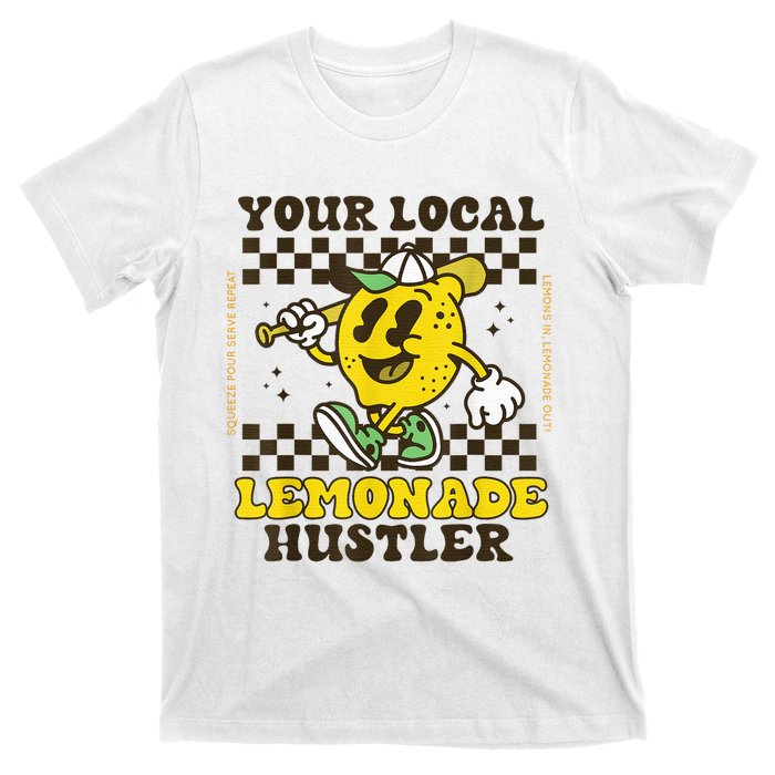 Lemon Stand Funny Lemonade Entrepreneur For Boy Girl Crew T-Shirt