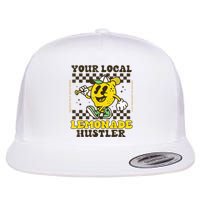 Lemon Stand Funny Lemonade Entrepreneur For Boy Girl Crew Flat Bill Trucker Hat