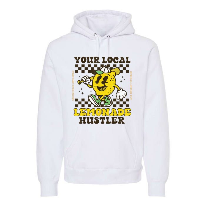 Lemon Stand Funny Lemonade Entrepreneur For Boy Girl Crew Premium Hoodie