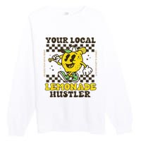 Lemon Stand Funny Lemonade Entrepreneur For Boy Girl Crew Premium Crewneck Sweatshirt