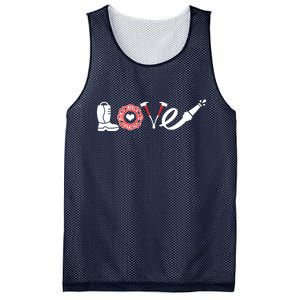 Love Support Firefighters Logo Mesh Reversible Basketball Jersey Tank