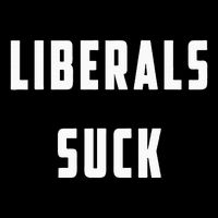 Liberals Suck Funny Liberal Drawstring Bag