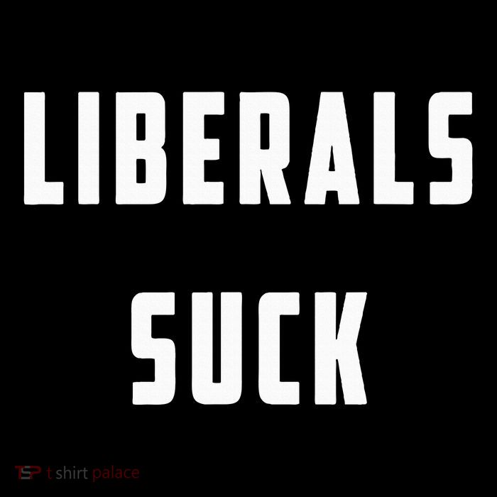 Liberals Suck Funny Liberal 16 in Basic Backpack