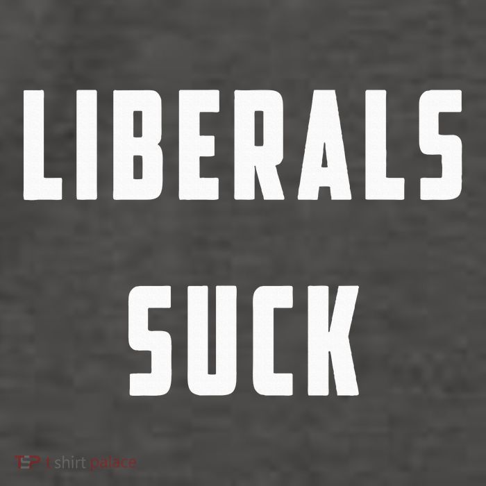 Liberals Suck Funny Liberal Vector Backpack