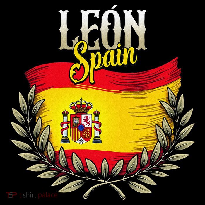 Leon Spain Flag Spanish City Leon Vacation Travel Baby Bodysuit