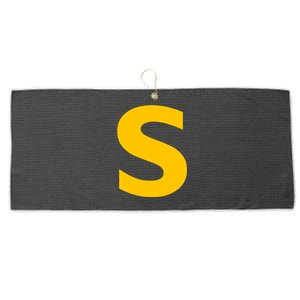 Letter S Funny Chipmunk Group Matching Halloween Costume Large Microfiber Waffle Golf Towel