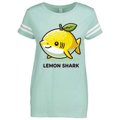 Lemon Shark Funny Animal Made Of Fruit Enza Ladies Jersey Football T-Shirt