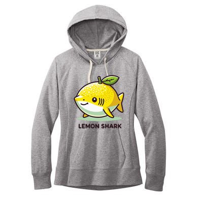 Lemon Shark Funny Animal Made Of Fruit Women's Fleece Hoodie