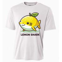 Lemon Shark Funny Animal Made Of Fruit Cooling Performance Crew T-Shirt