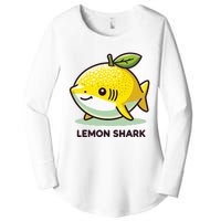 Lemon Shark Funny Animal Made Of Fruit Women's Perfect Tri Tunic Long Sleeve Shirt