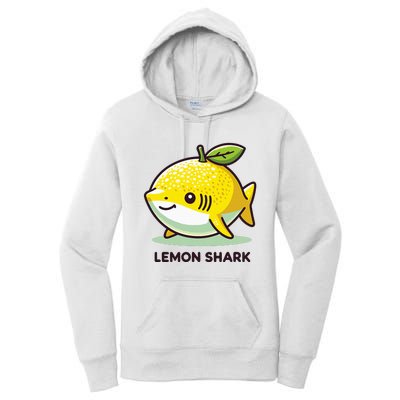 Lemon Shark Funny Animal Made Of Fruit Women's Pullover Hoodie