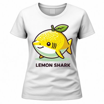 Lemon Shark Funny Animal Made Of Fruit Women's T-Shirt