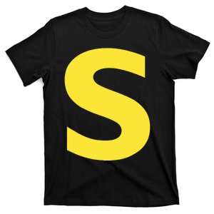 Letter S Funny Chipmunk Group Matching Halloween T-Shirt