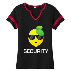 Lemonade Security Funny Lemonade Lemon Stand Crew Ladies Halftime Notch Neck Tee