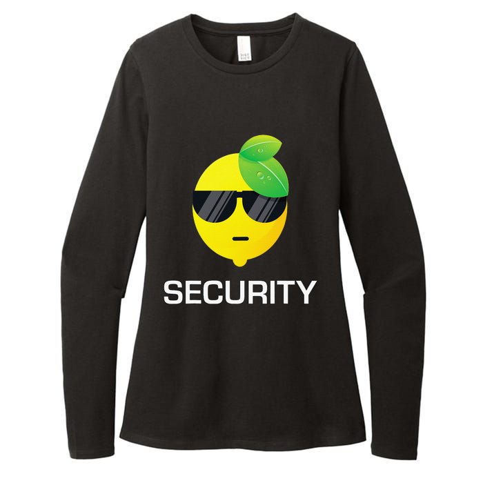 Lemonade Security Funny Lemonade Lemon Stand Crew Womens CVC Long Sleeve Shirt