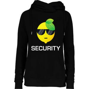 Lemonade Security Funny Lemonade Lemon Stand Crew Womens Funnel Neck Pullover Hood