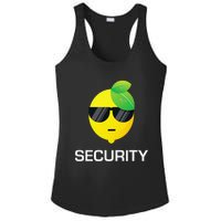 Lemonade Security Funny Lemonade Lemon Stand Crew Ladies PosiCharge Competitor Racerback Tank