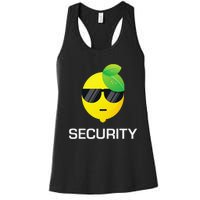 Lemonade Security Funny Lemonade Lemon Stand Crew Women's Racerback Tank