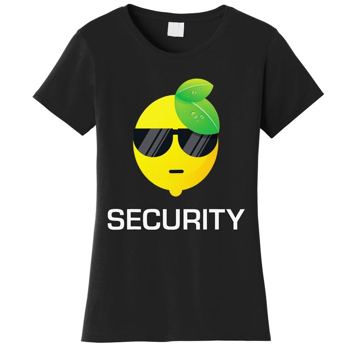 Lemonade Security Funny Lemonade Lemon Stand Crew Women's T-Shirt